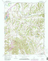 Download a high-resolution, GPS-compatible USGS topo map for Cope, IN (1981 edition)
