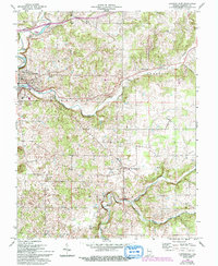 Download a high-resolution, GPS-compatible USGS topo map for Corydon East, IN (1994 edition)