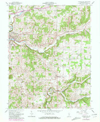 Download a high-resolution, GPS-compatible USGS topo map for Corydon East, IN (1981 edition)