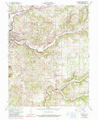 Download a high-resolution, GPS-compatible USGS topo map for Corydon East, IN (1983 edition)