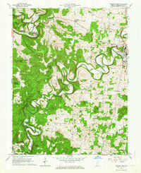 Download a high-resolution, GPS-compatible USGS topo map for Corydon West, IN (1973 edition)