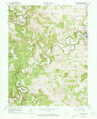 Download a high-resolution, GPS-compatible USGS topo map for Corydon West, IN (1964 edition)