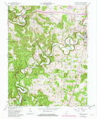 Download a high-resolution, GPS-compatible USGS topo map for Corydon West, IN (1981 edition)