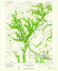 1958 Map of Covington, 1980 Print