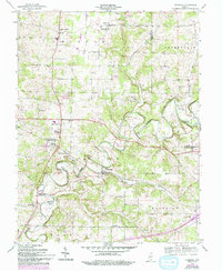 Download a high-resolution, GPS-compatible USGS topo map for Crandall, IN (1994 edition)