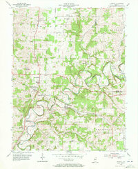 Download a high-resolution, GPS-compatible USGS topo map for Crandall, IN (1955 edition)