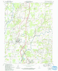 Download a high-resolution, GPS-compatible USGS topo map for Crothersville, IN (1993 edition)