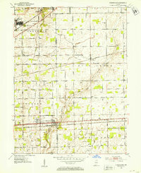 1952 Map of Cumberland, 1953 Print