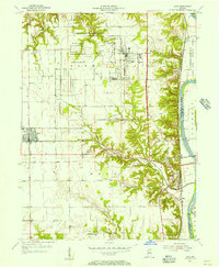 Download a high-resolution, GPS-compatible USGS topo map for Dana, IN (1972 edition)