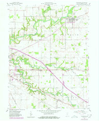 Download a high-resolution, GPS-compatible USGS topo map for Darlington, IN (1980 edition)