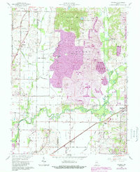 Download a high-resolution, GPS-compatible USGS topo map for Daylight, IN (1988 edition)