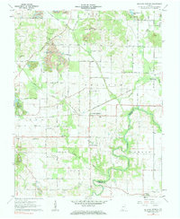 preview thumbnail of historical topo map of Warrick County, IN in 1960