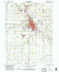 Download a high-resolution, GPS-compatible USGS topo map for Decatur, IN (1995 edition)