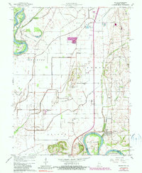 Download a high-resolution, GPS-compatible USGS topo map for Decker, IN (1990 edition)