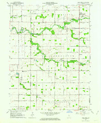 Download a high-resolution, GPS-compatible USGS topo map for Deer Creek, IN (1963 edition)