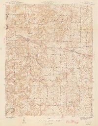 preview thumbnail of historical topo map of Harrison County, IN in 1946