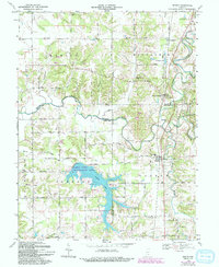 Download a high-resolution, GPS-compatible USGS topo map for Deputy, IN (1993 edition)