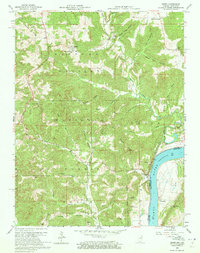 Download a high-resolution, GPS-compatible USGS topo map for Derby, IN (1972 edition)