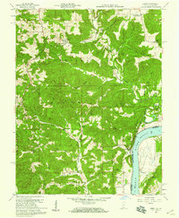 Download a high-resolution, GPS-compatible USGS topo map for Derby, IN (1959 edition)