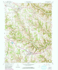 Download a high-resolution, GPS-compatible USGS topo map for Dillsboro, IN (1981 edition)