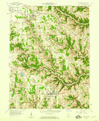 Download a high-resolution, GPS-compatible USGS topo map for Dillsboro, IN (1960 edition)