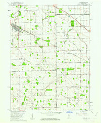 1960 Map of Dixon, 1972 Print