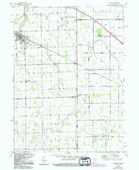 preview thumbnail of historical topo map of Allen County, IN in 1960