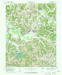 Download a high-resolution, GPS-compatible USGS topo map for Dubois, IN (1970 edition)