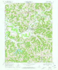Download a high-resolution, GPS-compatible USGS topo map for Dubois, IN (1971 edition)
