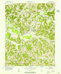 Download a high-resolution, GPS-compatible USGS topo map for Dubois, IN (1955 edition)