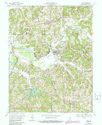 Download a high-resolution, GPS-compatible USGS topo map for Dubois, IN (1989 edition)