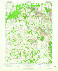 Download a high-resolution, GPS-compatible USGS topo map for Dugger, IN (1981 edition)