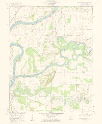 1959 Map of East Mount Carmel, 1961 Print