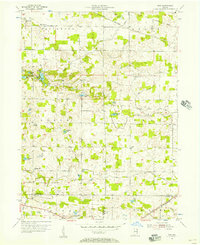 1955 Map of Ege, 1957 Print
