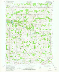 preview thumbnail of historical topo map of Noble County, IN in 1965
