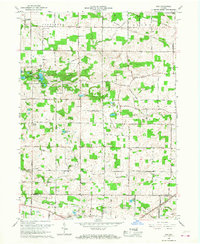 preview thumbnail of historical topo map of Noble County, IN in 1965