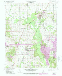 Download a high-resolution, GPS-compatible USGS topo map for Elberfeld, IN (1989 edition)