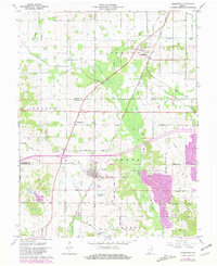 Download a high-resolution, GPS-compatible USGS topo map for Elberfeld, IN (1981 edition)
