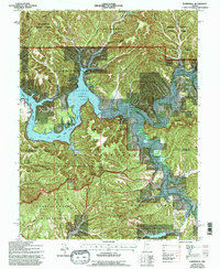 Download a high-resolution, GPS-compatible USGS topo map for Elkinsville, IN (1996 edition)