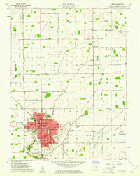 Download a high-resolution, GPS-compatible USGS topo map for Elwood, IN (1961 edition)