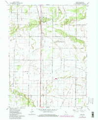 preview thumbnail of historical topo map of Newton County, IN in 1962