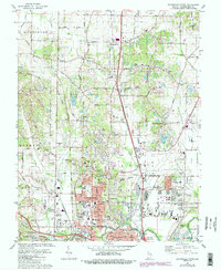Download a high-resolution, GPS-compatible USGS topo map for Evansville North, IN (1988 edition)
