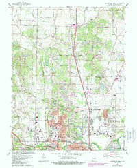 Download a high-resolution, GPS-compatible USGS topo map for Evansville North, IN (1988 edition)