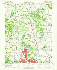 Download a high-resolution, GPS-compatible USGS topo map for Evansville North, IN (1963 edition)