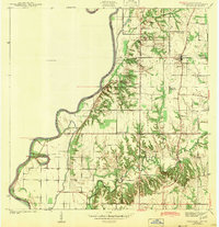 Download a high-resolution, GPS-compatible USGS topo map for Fairbanks, IN (1942 edition)