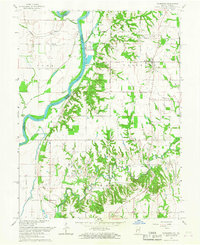Download a high-resolution, GPS-compatible USGS topo map for Fairbanks, IN (1967 edition)