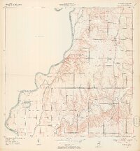 1952 Map of Fairbanks, 1953 Print