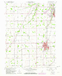 Download a high-resolution, GPS-compatible USGS topo map for Fairmount, IN (1982 edition)