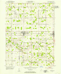 1952 Map of Farmland, 1953 Print