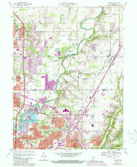 Download a high-resolution, GPS-compatible USGS topo map for Fishers, IN (1988 edition)